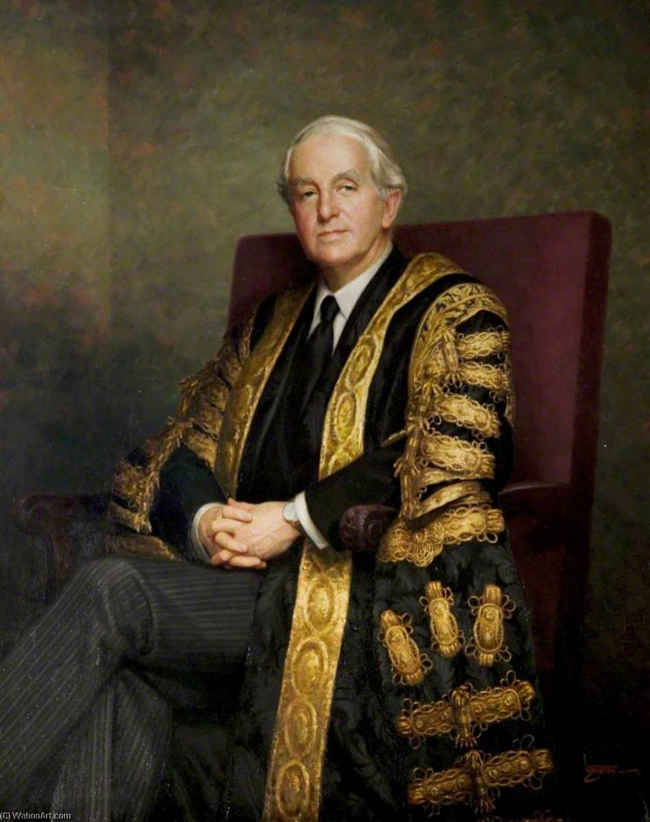 Wikioo.org - The Encyclopedia of Fine Arts - Painting, Artwork by Leonard Boden - Sir Francis Hill (1899–1980), Chancellor of the University (1972–1978)