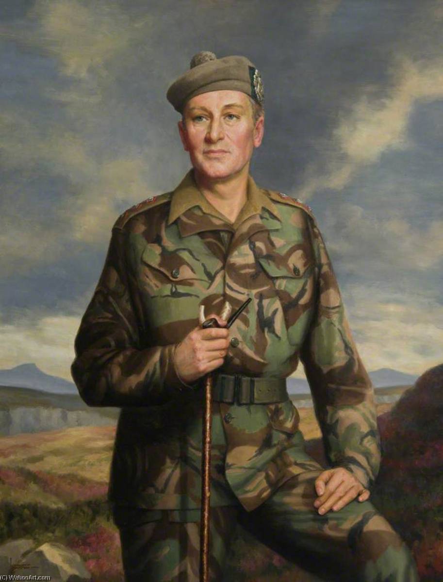 Wikioo.org - The Encyclopedia of Fine Arts - Painting, Artwork by Leonard Boden - Lieutenant General Sir Alexander Boswell (b.1928)