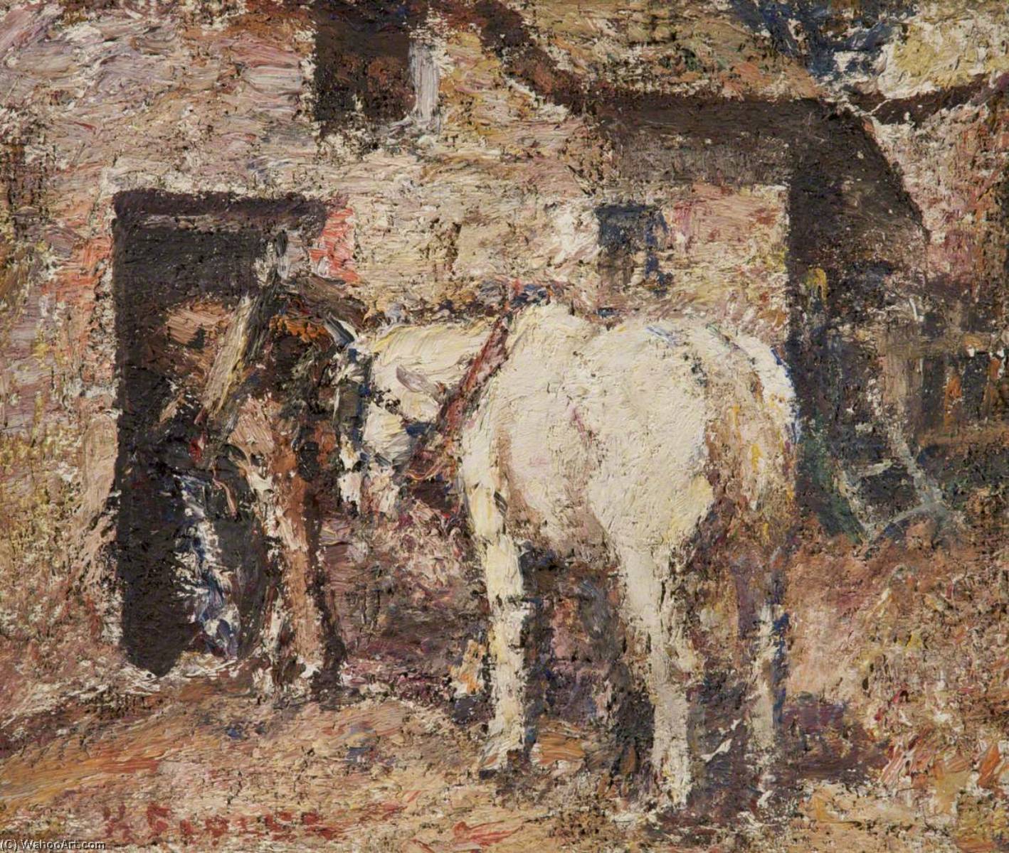 WikiOO.org - Güzel Sanatlar Ansiklopedisi - Resim, Resimler Harry Fidler - The White Horse