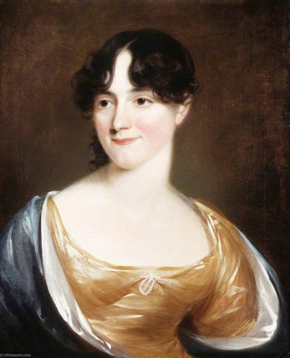 Wikioo.org - The Encyclopedia of Fine Arts - Painting, Artwork by William Armfield Hobday - Anne Matthews (1793–1864), Mrs A. Robinson