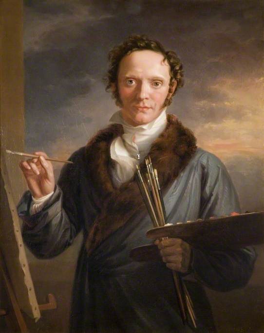 Wikioo.org - The Encyclopedia of Fine Arts - Painting, Artwork by William Armfield Hobday - Self Portrait