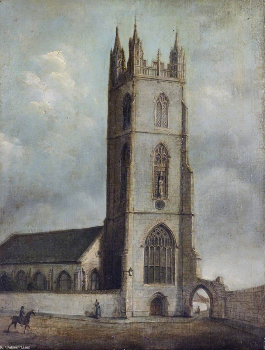 Wikioo.org - The Encyclopedia of Fine Arts - Painting, Artwork by Alexander Wilson - Cardiff, St John's Church