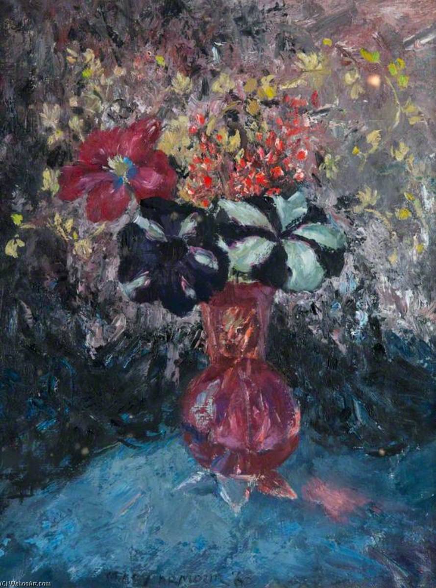 Wikioo.org - The Encyclopedia of Fine Arts - Painting, Artwork by Mary Nicol Neill Armour - Petunias