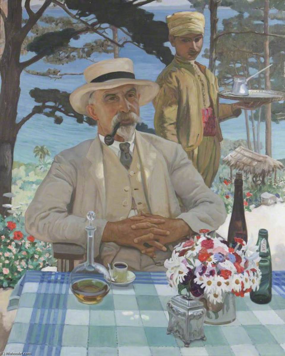 Wikioo.org - The Encyclopedia of Fine Arts - Painting, Artwork by Alethea Garstin - The Reverend Charles Francis Benthall (1861–1936), on Holiday in Morocco