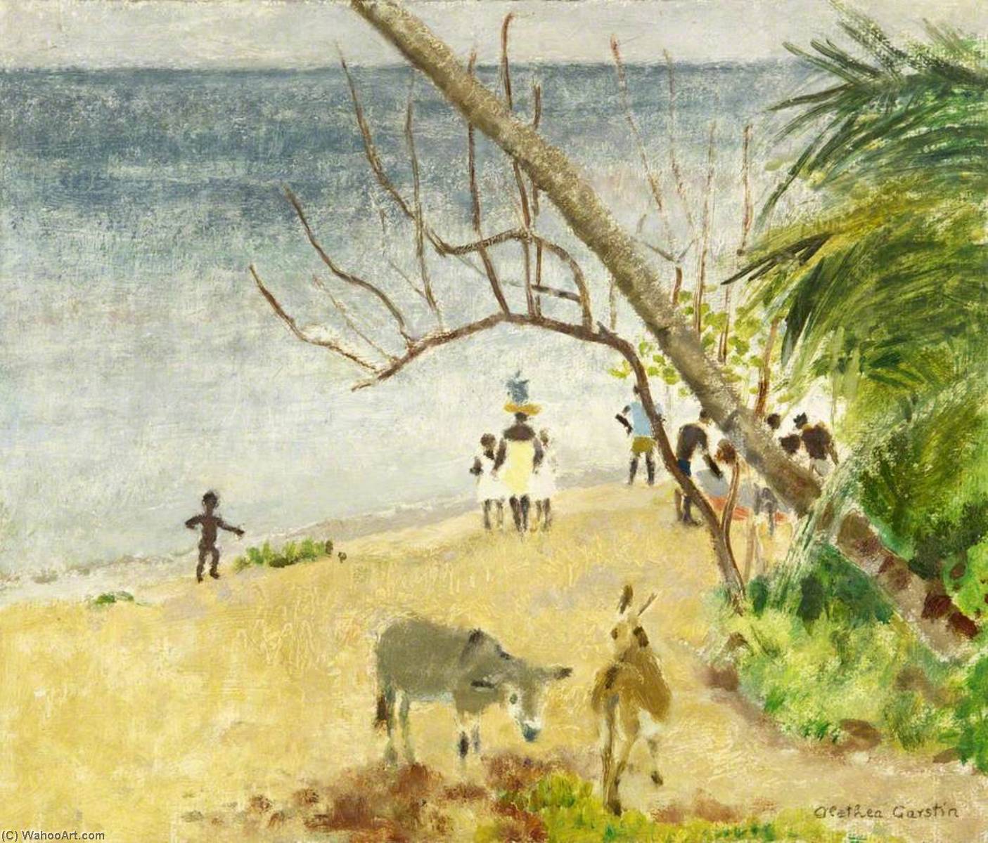 Wikioo.org - The Encyclopedia of Fine Arts - Painting, Artwork by Alethea Garstin - Caribbean Grey Day