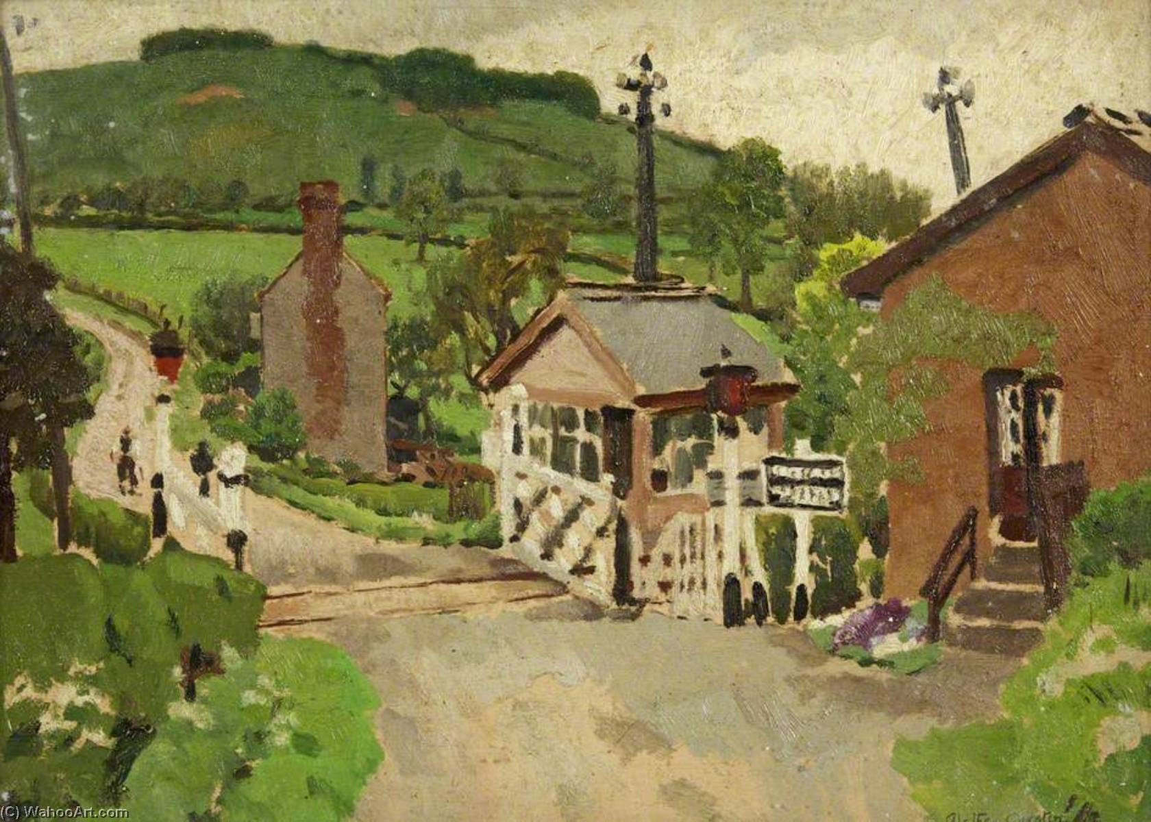 Wikioo.org - The Encyclopedia of Fine Arts - Painting, Artwork by Alethea Garstin - Level Crossing