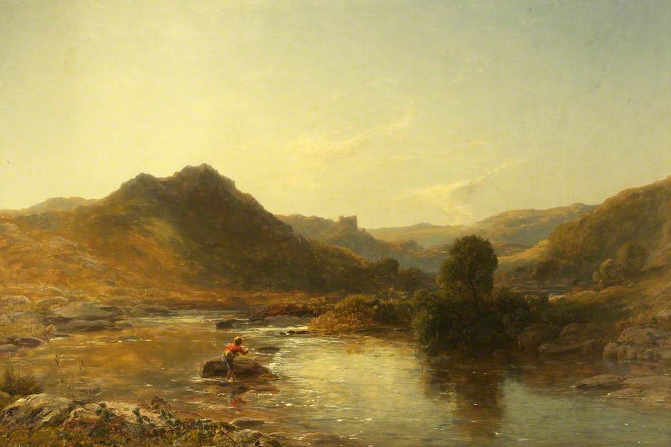 Wikioo.org - The Encyclopedia of Fine Arts - Painting, Artwork by Thomas Danby - Dolwyddelan