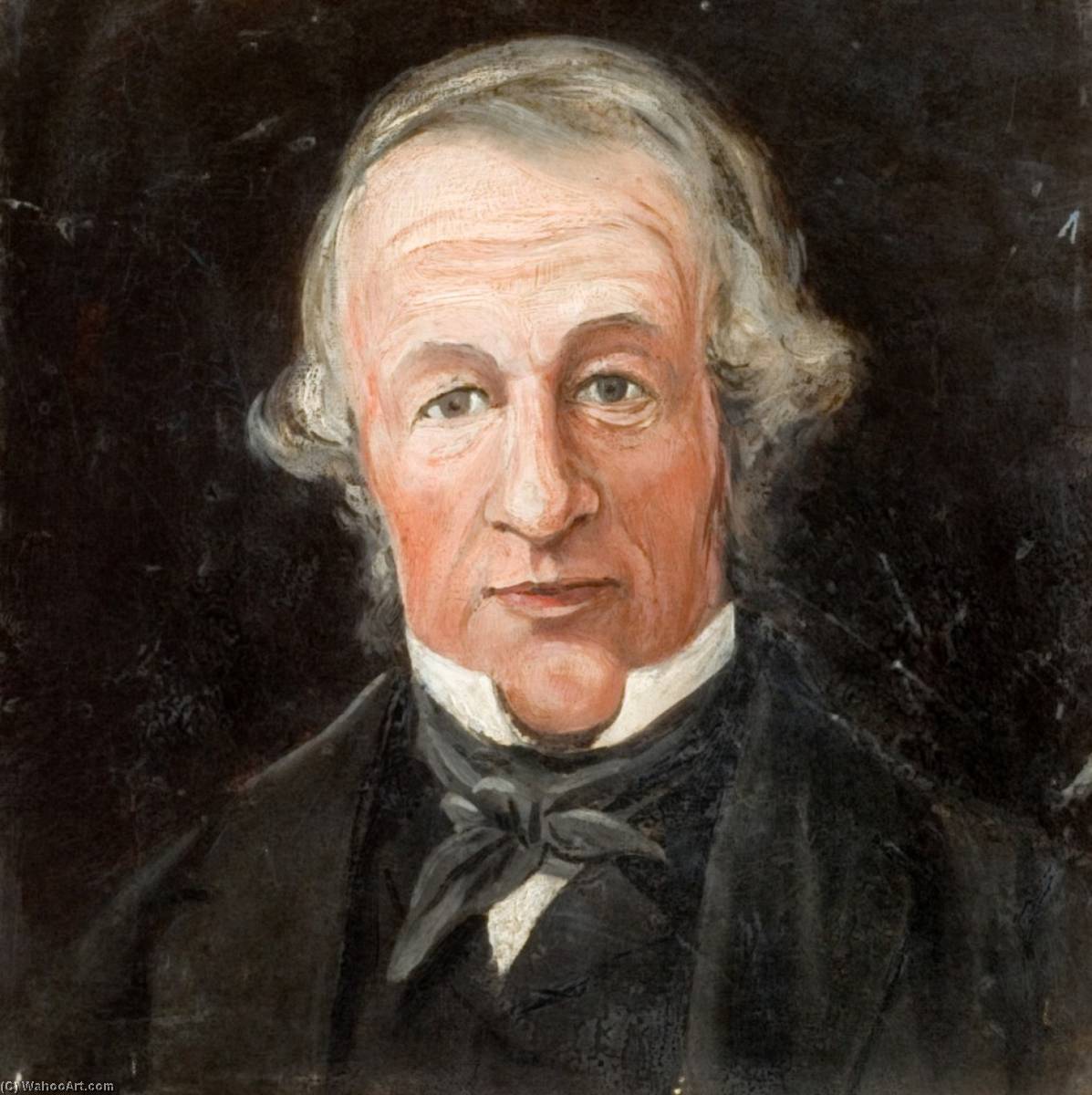 Wikioo.org - The Encyclopedia of Fine Arts - Painting, Artwork by Samuel Lucas - Self Portrait
