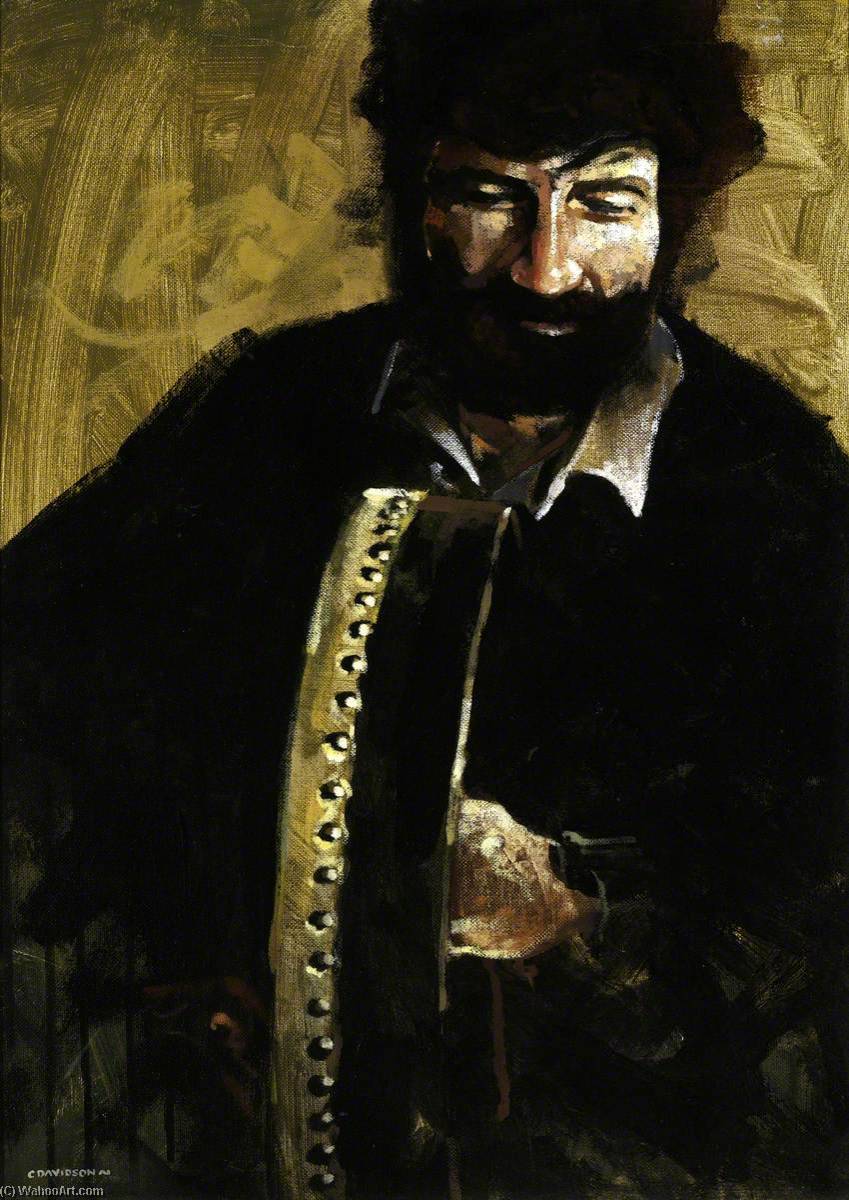 Wikioo.org - The Encyclopedia of Fine Arts - Painting, Artwork by Colin Davidson - Bodhran Player