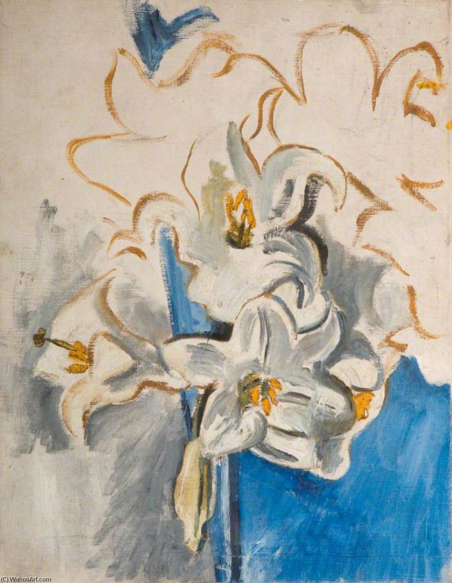 Wikioo.org - The Encyclopedia of Fine Arts - Painting, Artwork by Theodore Garman - Arum Lilies
