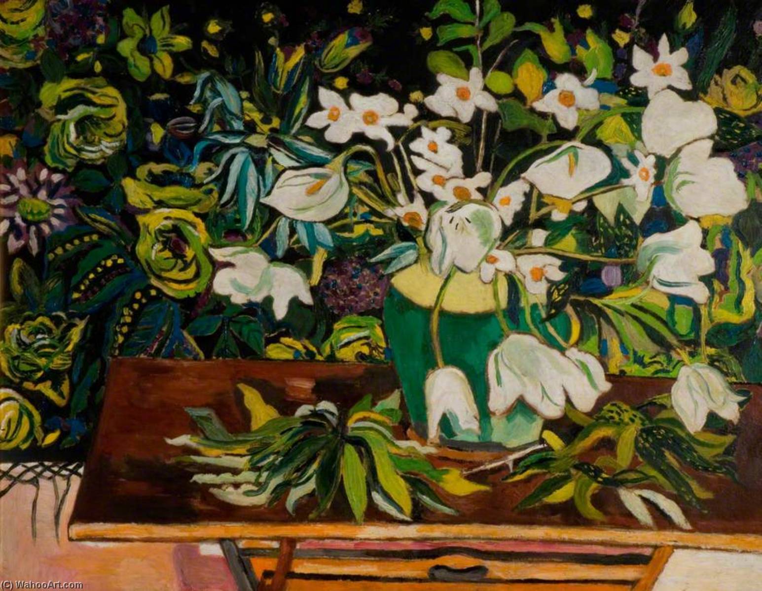 Wikioo.org - Encyklopedia Sztuk Pięknych - Malarstwo, Grafika Theodore Garman - Arum Lilies (Easter Flowers)