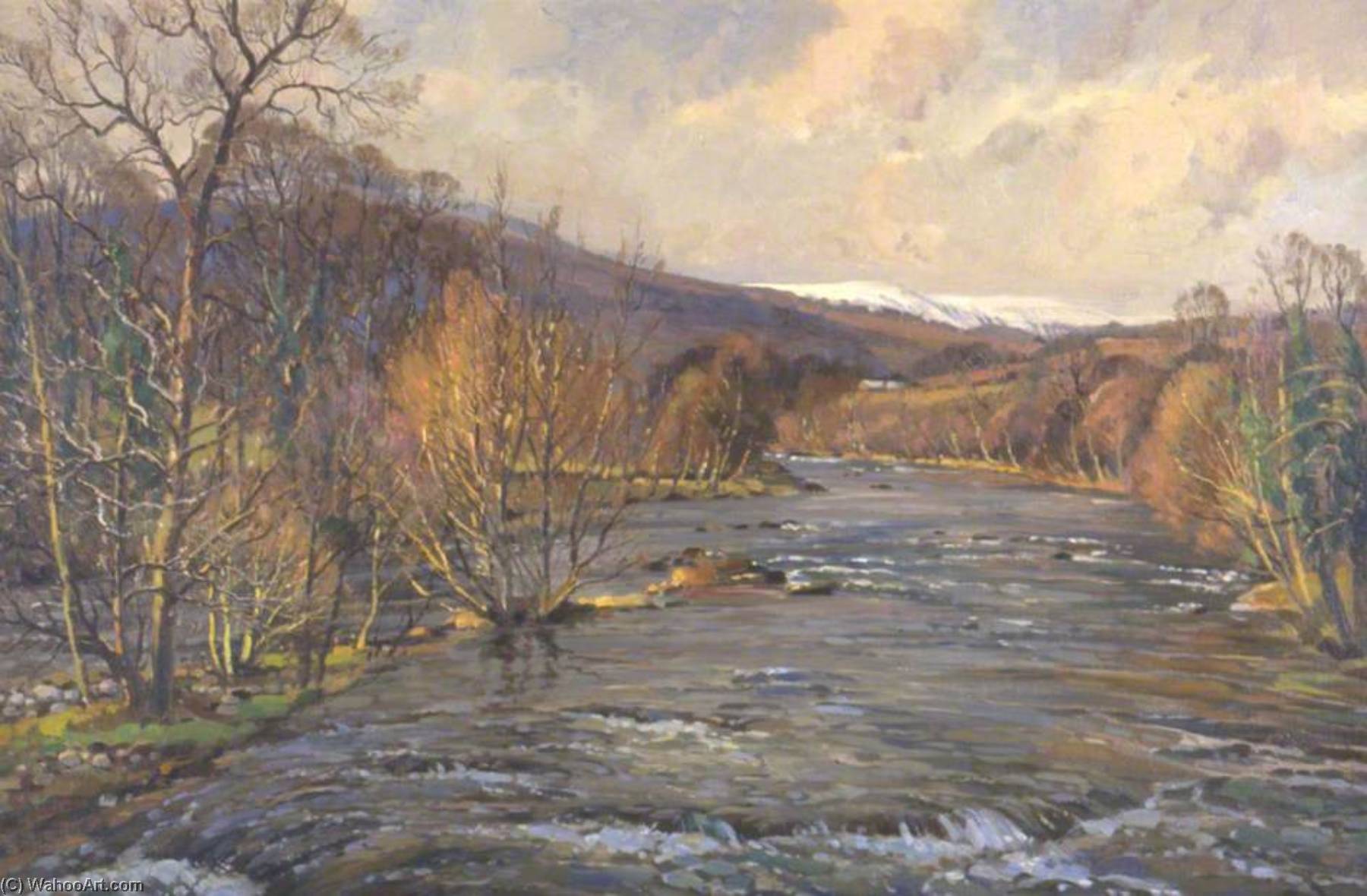 Wikioo.org - The Encyclopedia of Fine Arts - Painting, Artwork by Donald Henry Floyd - Early Spring in Llangynidr