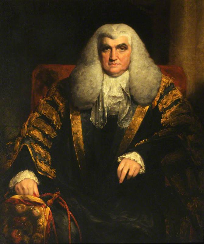 Wikioo.org - The Encyclopedia of Fine Arts - Painting, Artwork by William Cowen - John Scott (1751–1838), afterwards 1st Earl of Eldon, Younger Brother of Lord Stowell, Fellow (1767), Lord High Chancellor of England (1801–1806)