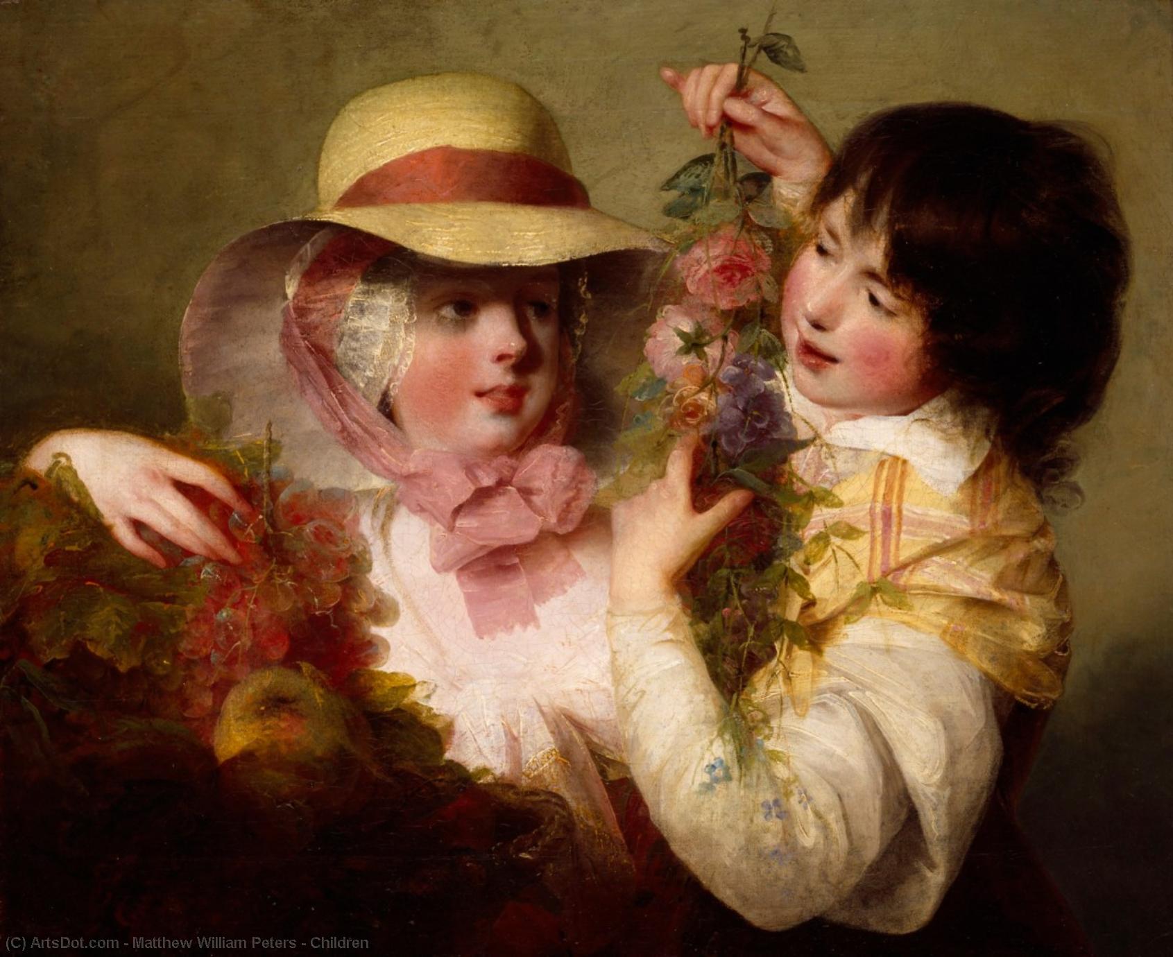 Wikioo.org – L'Encyclopédie des Beaux Arts - Peinture, Oeuvre de Matthew William Peters - enfants