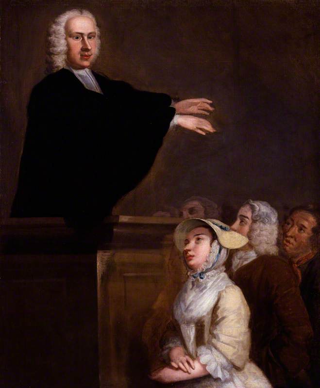Wikioo.org - The Encyclopedia of Fine Arts - Painting, Artwork by John Wollaston - George Whitefield