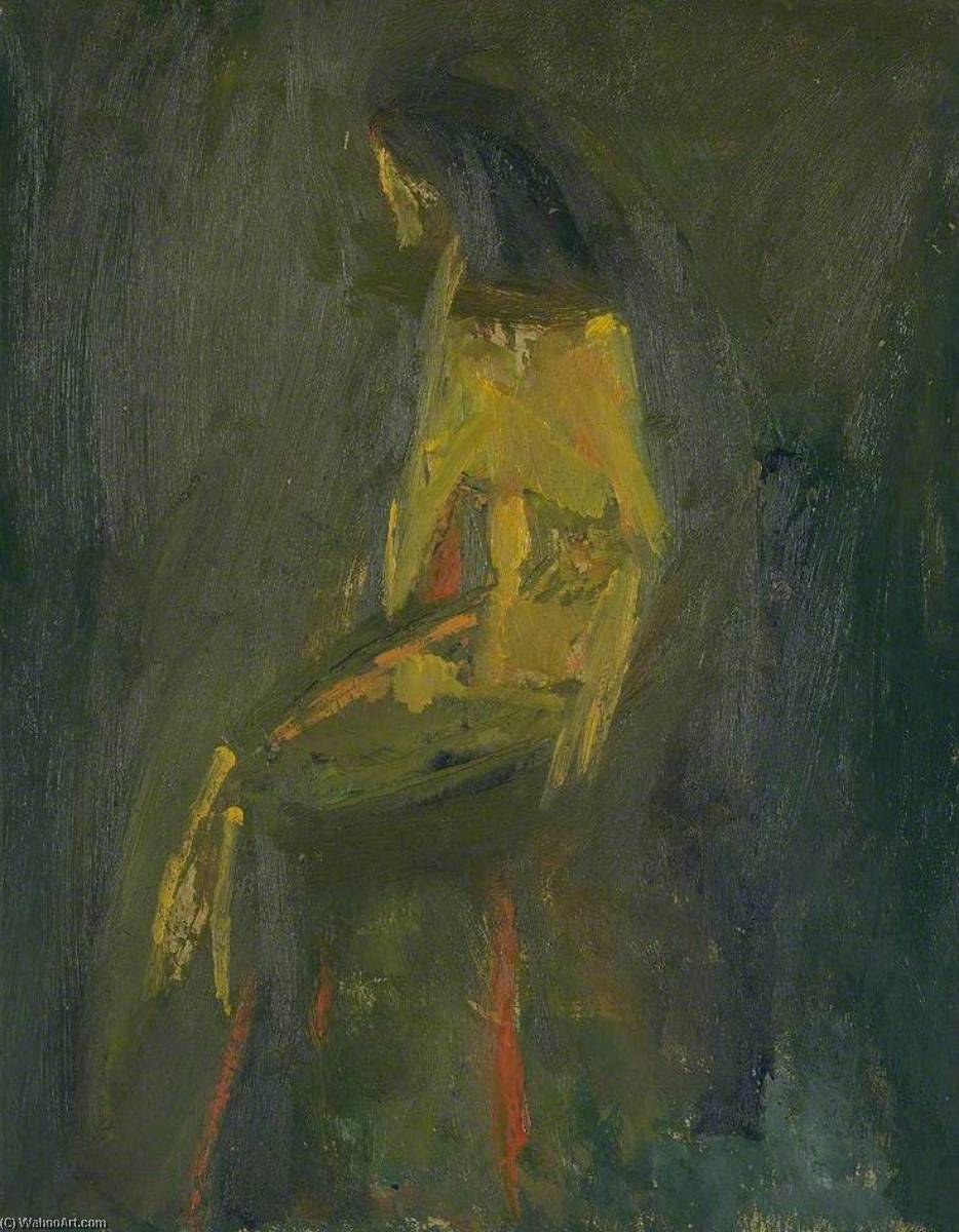 Wikioo.org - The Encyclopedia of Fine Arts - Painting, Artwork by Cliff Holden - Yellow Seated Figure