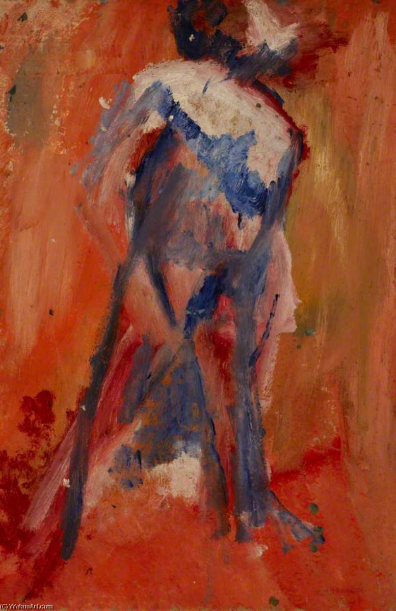 Wikioo.org - The Encyclopedia of Fine Arts - Painting, Artwork by Cliff Holden - Standing Figure (recto)