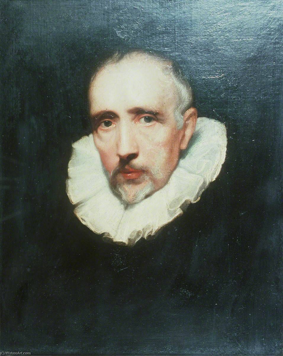 Wikioo.org - The Encyclopedia of Fine Arts - Painting, Artwork by Thomas Brigstocke - Portrait of Cornelis van der Geest (copy after Anthony van Dyck)