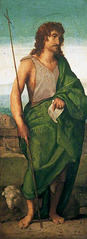 Wikioo.org - The Encyclopedia of Fine Arts - Painting, Artwork by Palma Il Vecchio - St John the Baptist