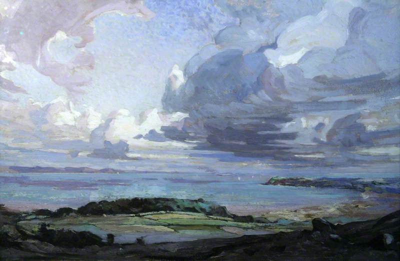 Wikioo.org - The Encyclopedia of Fine Arts - Painting, Artwork by William Grant Murray - Oxwich Bay