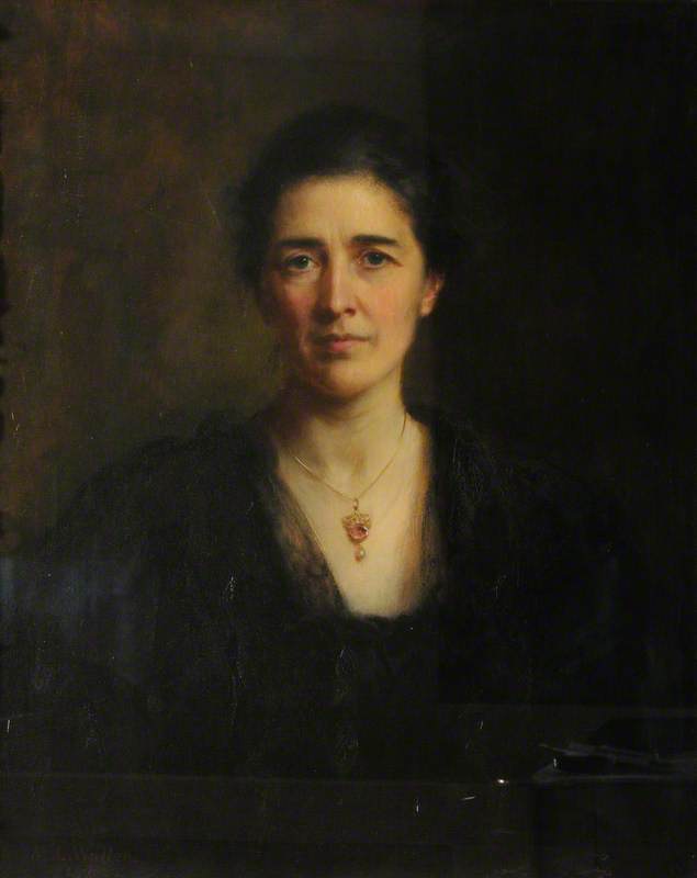 Wikioo.org - The Encyclopedia of Fine Arts - Painting, Artwork by Mary Lemon Waller - The Honourable Mrs Vernon Harcourt, A Founder and Honourable Secretary (1879–1896)