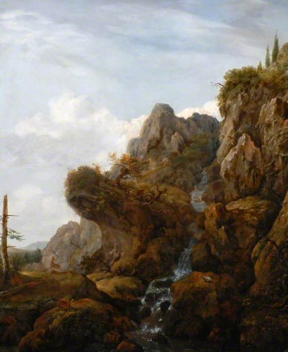 Wikioo.org - The Encyclopedia of Fine Arts - Painting, Artwork by Allart Van Everdingen - Norwegian Landscape