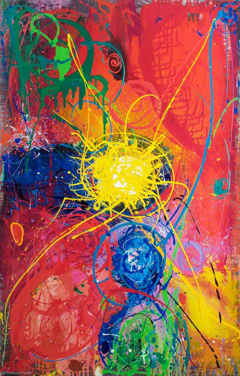 Wikioo.org - The Encyclopedia of Fine Arts - Painting, Artwork by Lucien Simon - Red Abstract