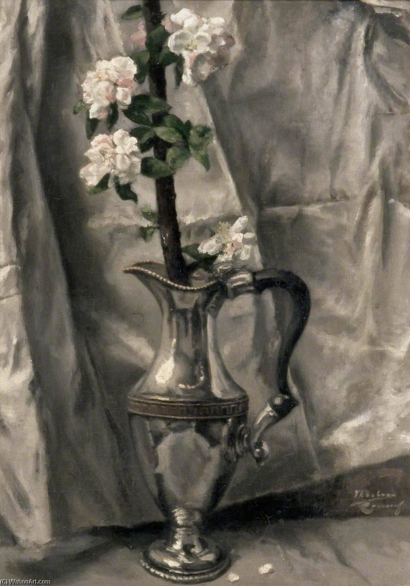 Wikioo.org - The Encyclopedia of Fine Arts - Painting, Artwork by Théodore Casimir Roussel - Grey and Silver