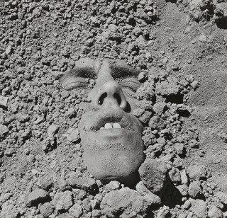 Wikioo.org - The Encyclopedia of Fine Arts - Painting, Artwork by David Wojnarowicz - Untitled (Face in Dirt)