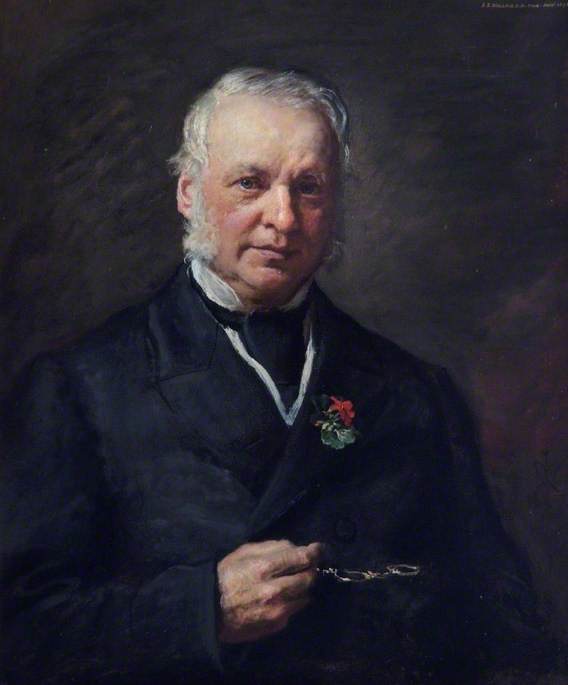 Wikioo.org - The Encyclopedia of Fine Arts - Painting, Artwork by John Everett Millais - James Wyatt Junior (b.1812), Aged 65
