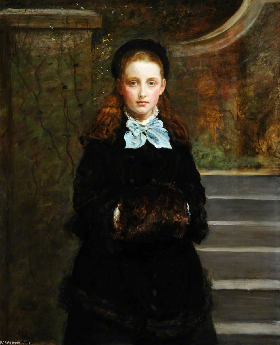Wikioo.org - The Encyclopedia of Fine Arts - Painting, Artwork by John Everett Millais - Picture of Health, Alice, the Artist's Daughter