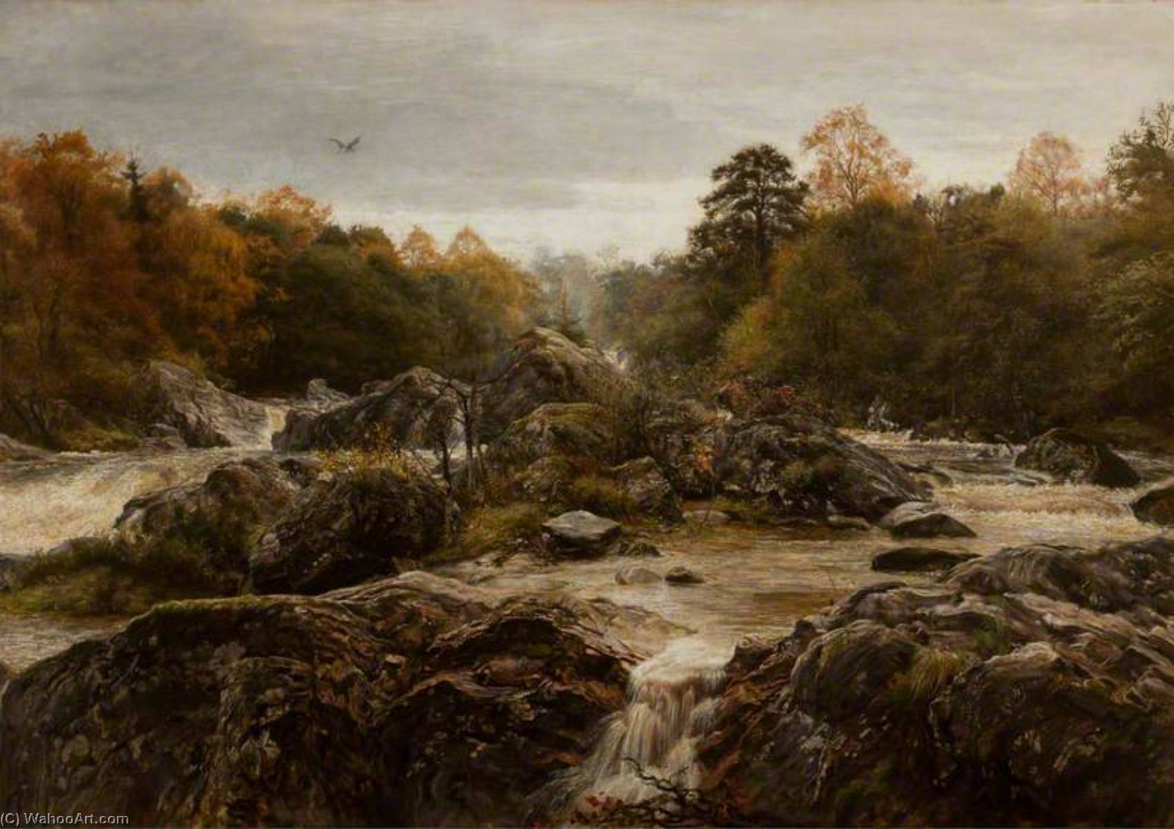 WikiOO.org - دایره المعارف هنرهای زیبا - نقاشی، آثار هنری John Everett Millais - The Sound of Many Waters