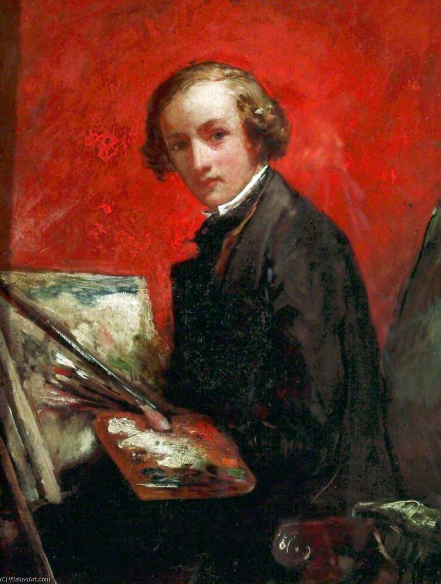 Wikioo.org - The Encyclopedia of Fine Arts - Painting, Artwork by John Everett Millais - Self Portrait