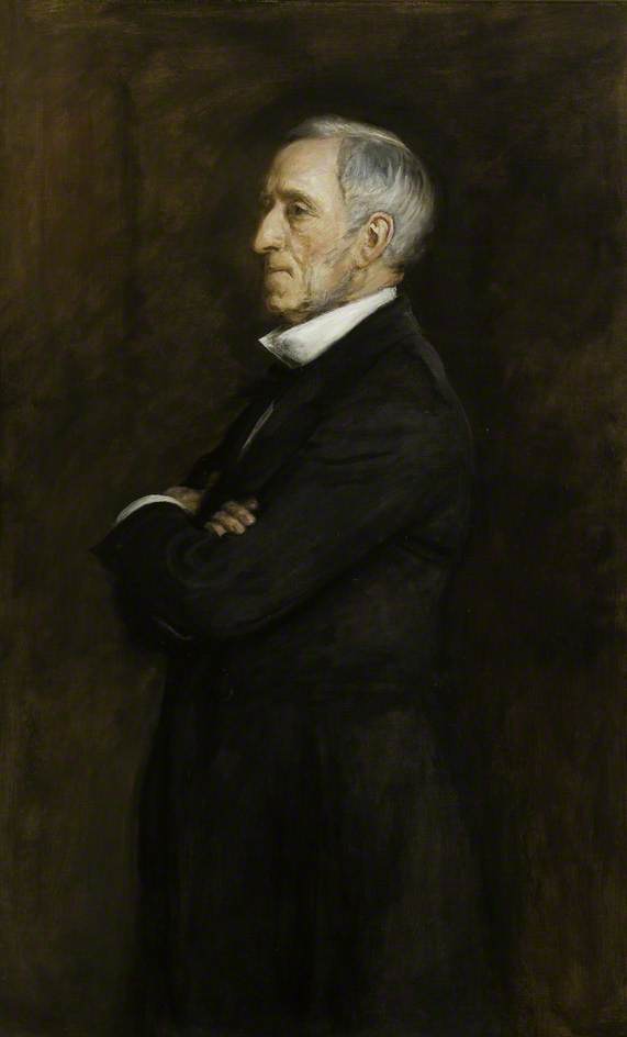 Wikioo.org - The Encyclopedia of Fine Arts - Painting, Artwork by John Everett Millais - Sir Richard Quain (1816–1898), Bt