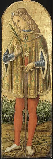Wikioo.org - The Encyclopedia of Fine Arts - Painting, Artwork by Vittore Crivelli - SAINT JULIEN