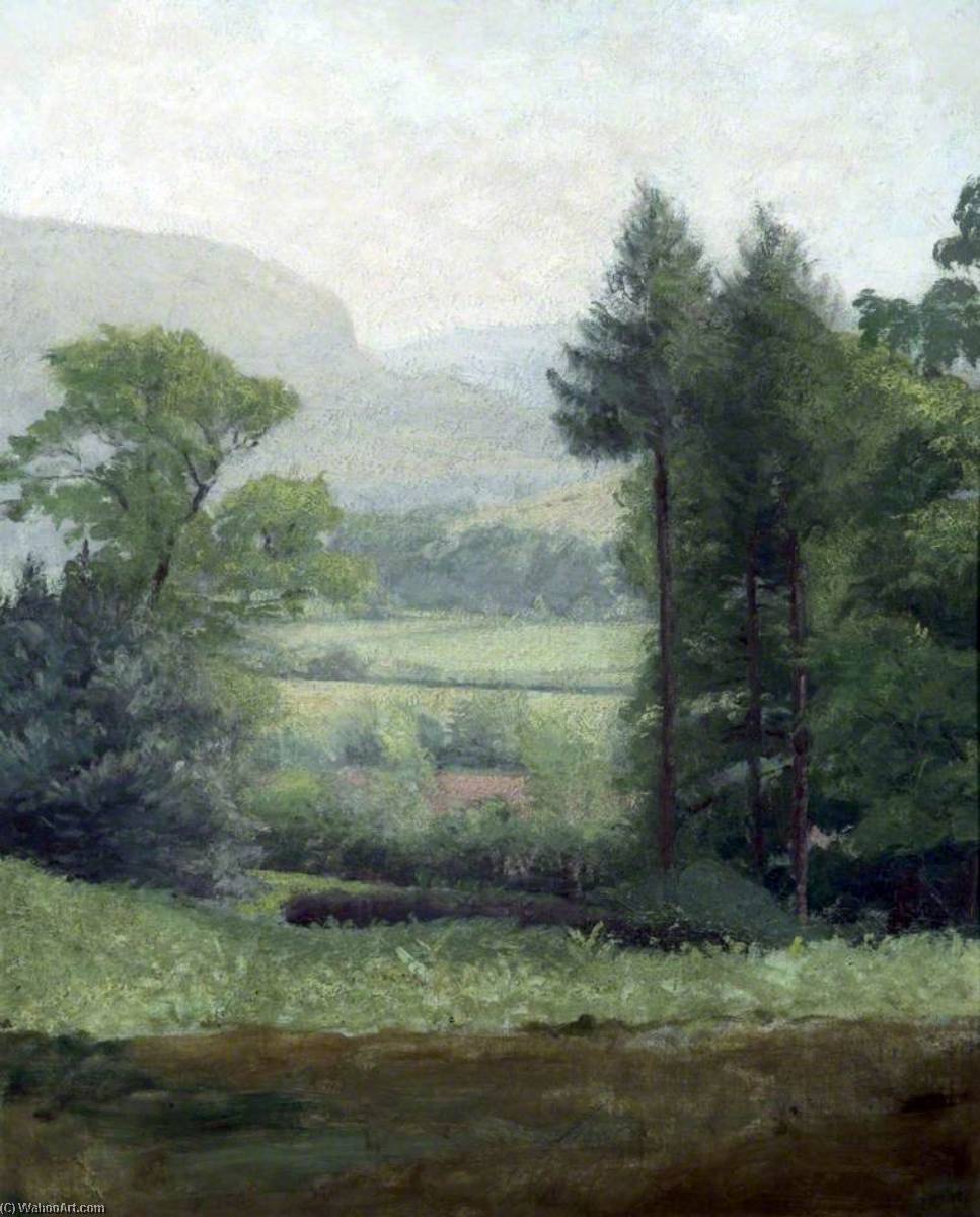 Wikioo.org - The Encyclopedia of Fine Arts - Painting, Artwork by Maxwell Gordon Lightfoot - Cwmyoy Brest from Llanthony Valley