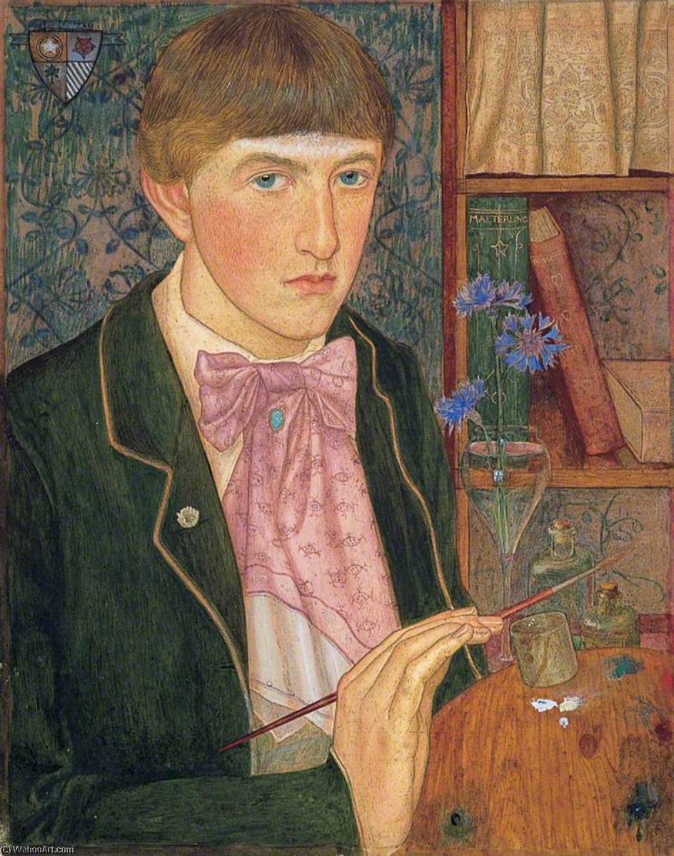 Wikioo.org - The Encyclopedia of Fine Arts - Painting, Artwork by Maxwell Ashby Armfield - Self Portrait