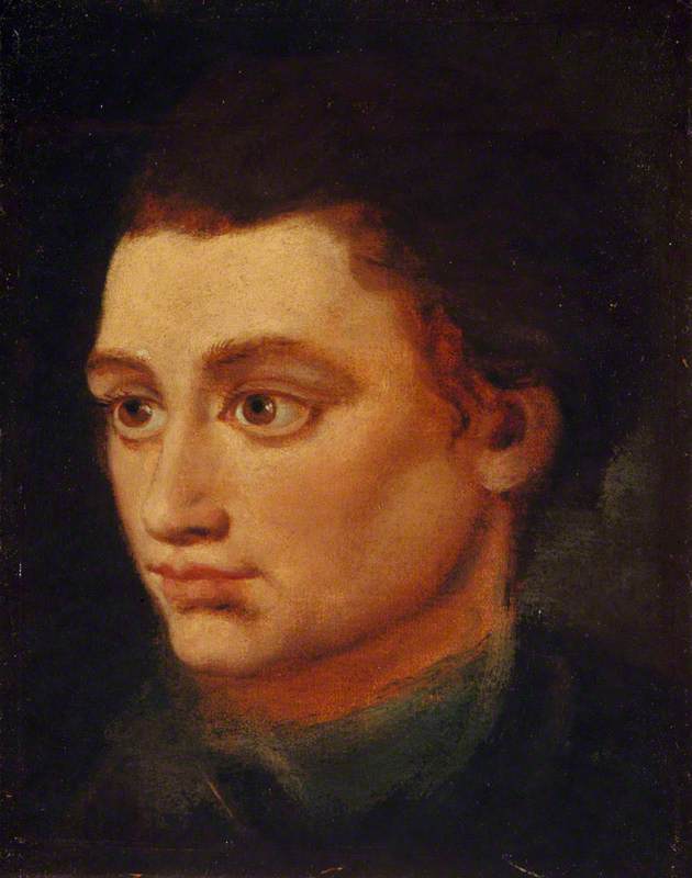 WikiOO.org - Encyclopedia of Fine Arts - Målning, konstverk Alexander Runciman - Robert Fergusson (1750–1774), Poet