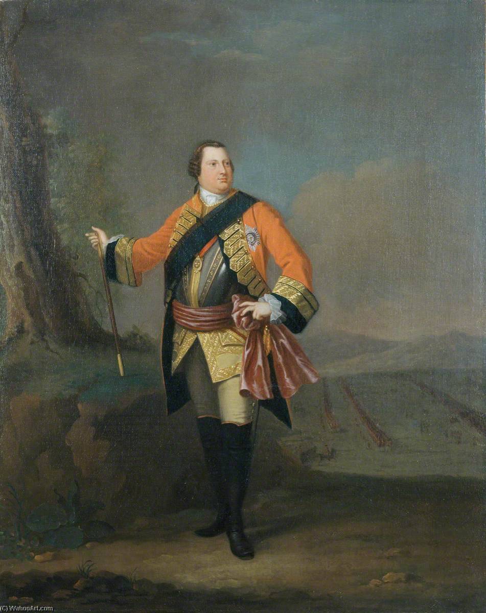 Wikioo.org - The Encyclopedia of Fine Arts - Painting, Artwork by David Morier - William Augustus, Duke of Cumberland (1721–1765)