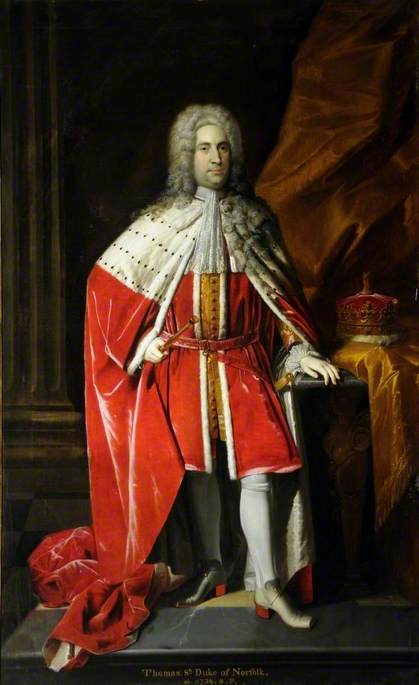 Wikioo.org - The Encyclopedia of Fine Arts - Painting, Artwork by Richard Van Bleeck - Thomas Howard (d.1732), 8th Duke of Norfolk