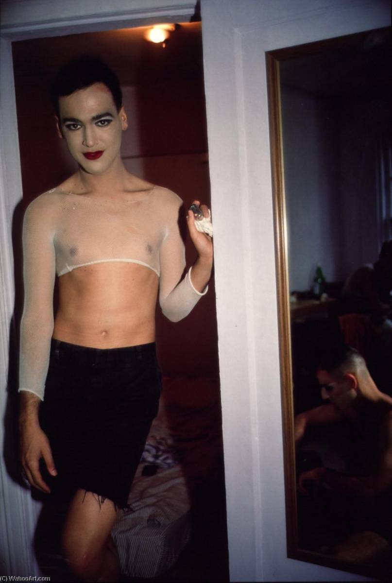 Wikioo.org - The Encyclopedia of Fine Arts - Painting, Artwork by Nan Goldin - Jimmy Paulette and Tabboo undressing, NYC