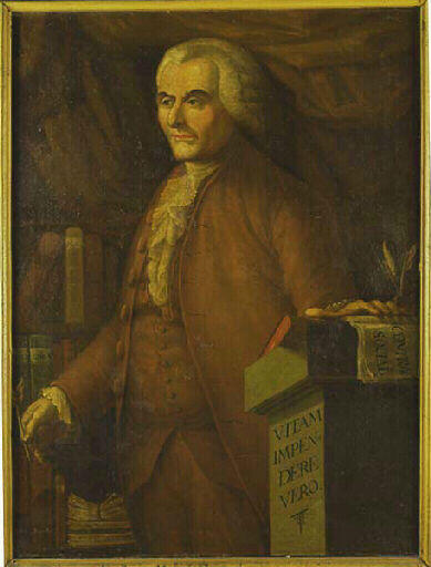Wikioo.org - The Encyclopedia of Fine Arts - Painting, Artwork by Jean Baptiste Peytavin - Portrait de Jean Jacques Rousseau