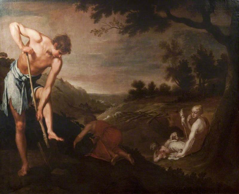 Wikioo.org - The Encyclopedia of Fine Arts - Painting, Artwork by Alonso Cano - The First Labours of Adam and Eve