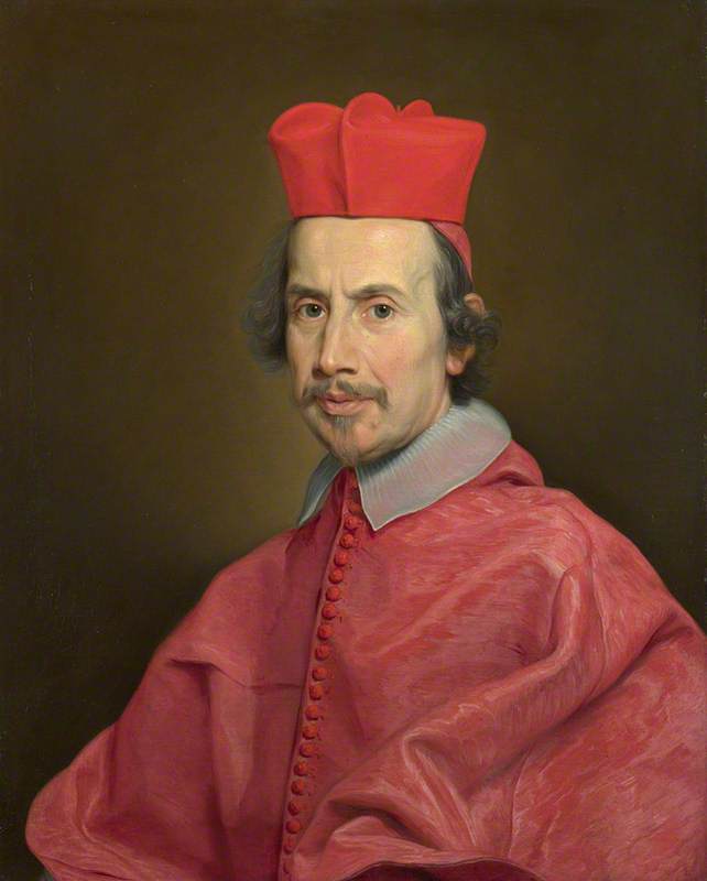 WikiOO.org - 백과 사전 - 회화, 삽화 Giovanni Battista Gaulli (Baciccio) - Portrait of Cardinal Marco Gallo