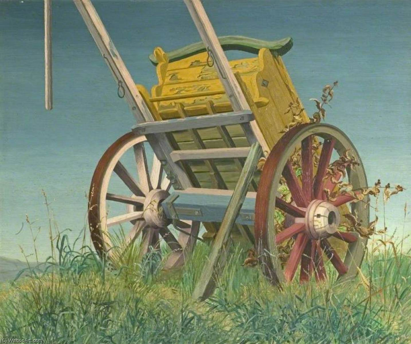 Wikioo.org - The Encyclopedia of Fine Arts - Painting, Artwork by Marion Elizabeth Adnams - The Grass of the Field