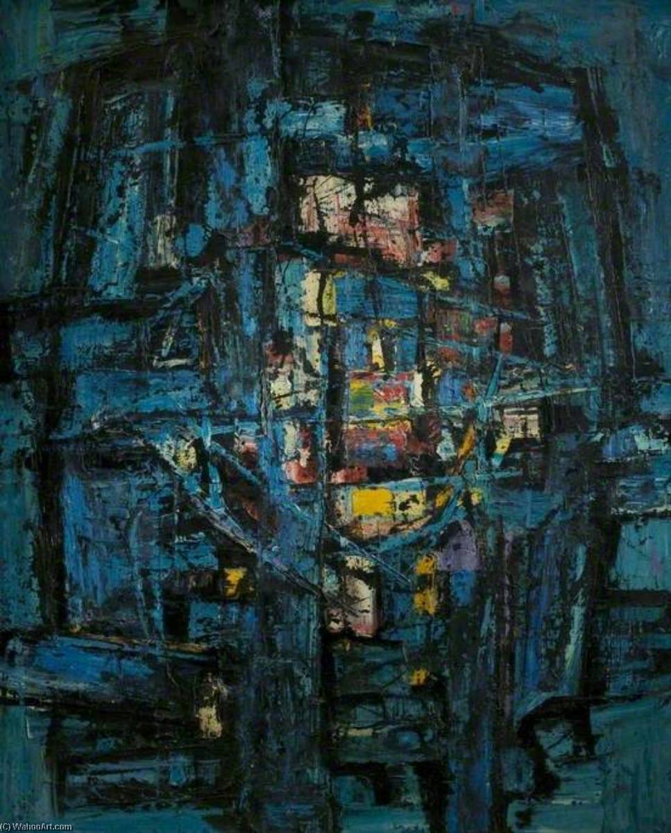 Wikioo.org - The Encyclopedia of Fine Arts - Painting, Artwork by Frank Avray Wilson - Configuration, Black and Blue