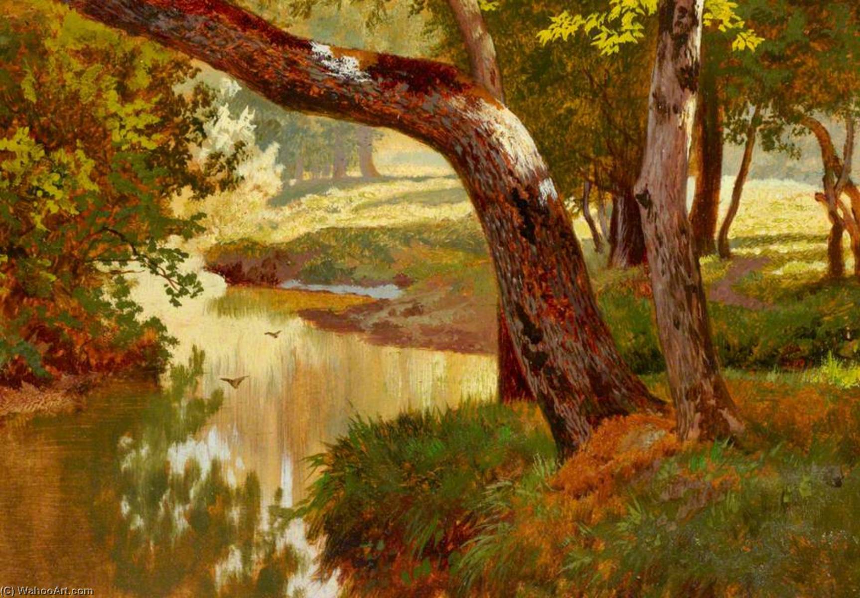 Wikioo.org - The Encyclopedia of Fine Arts - Painting, Artwork by Charles Collins - The Stream (recto)