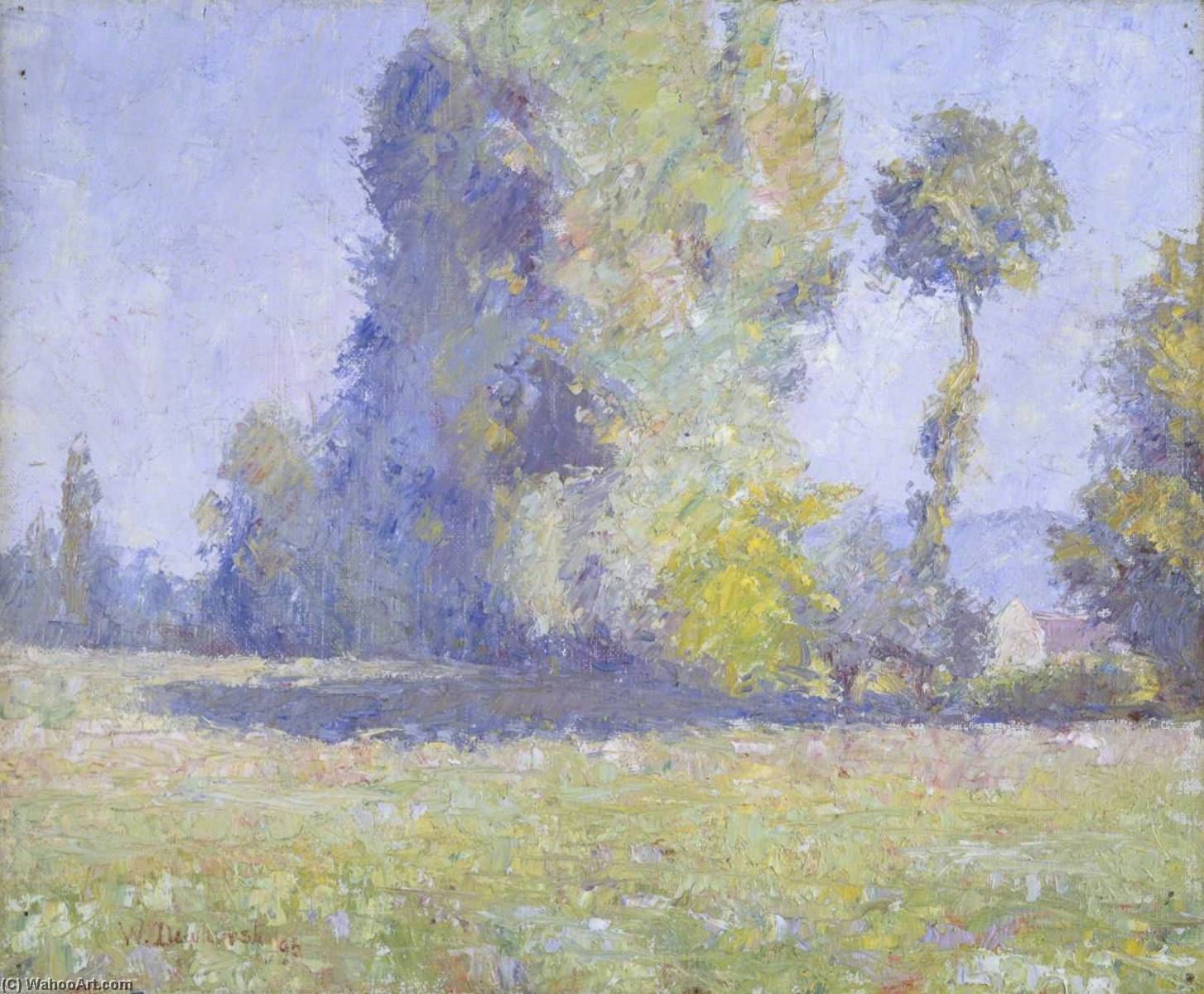 Wikioo.org - The Encyclopedia of Fine Arts - Painting, Artwork by Wynford Dewhurst - French Landscape