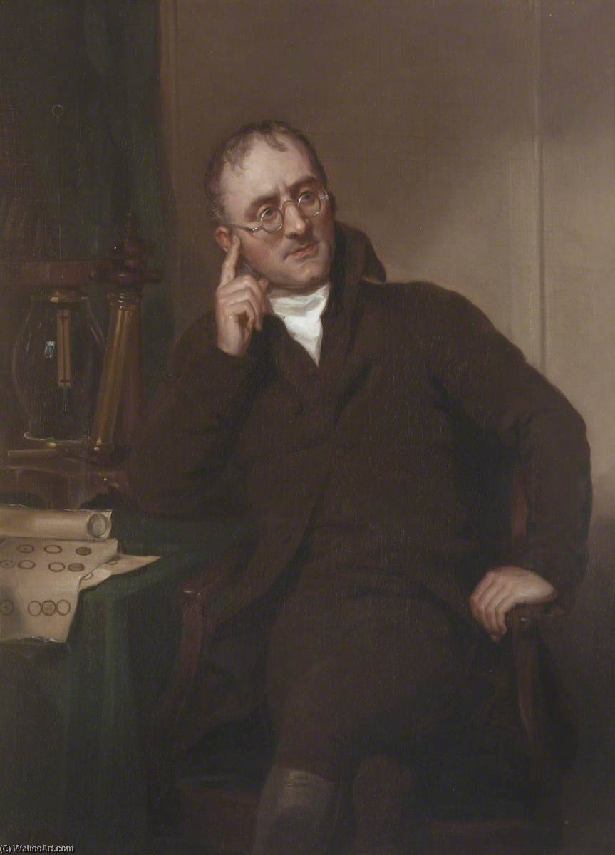 Wikioo.org - The Encyclopedia of Fine Arts - Painting, Artwork by Joseph William Allen - John Dalton (1766–1844)