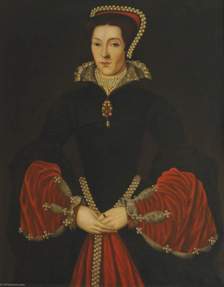Wikioo.org - The Encyclopedia of Fine Arts - Painting, Artwork by Thomas Smith - Lady Elizabeth Pope, née Blount (formerly Basford, Later Paulet) (c.1515–1593)